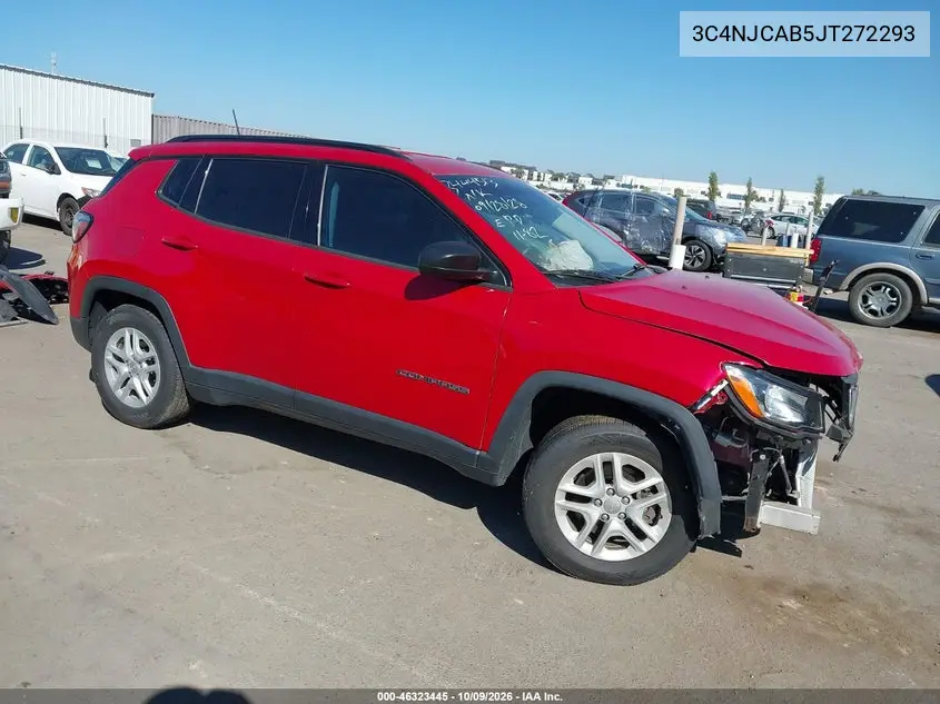 JEEP COMPASS 2018, VIN 3C4NJCAB5JT272293