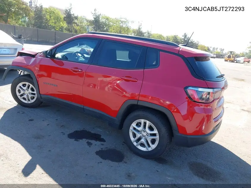 2018 JEEP COMPASS VIN 3C4NJCAB5JT272293 — фото 3
