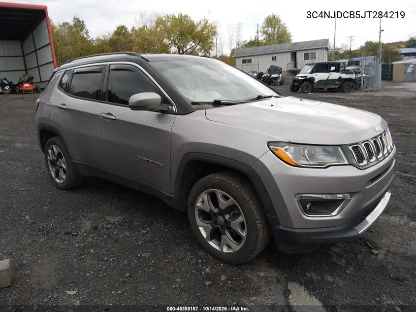JEEP COMPASS 2018, VIN 3C4NJDCB5JT284219