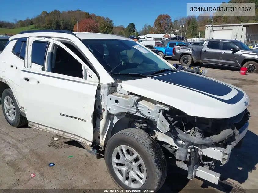 JEEP COMPASS 2018, VIN 3C4NJDAB3JT314367