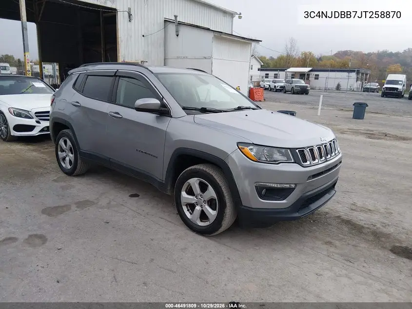 JEEP COMPASS 2018, VIN 3C4NJDBB7JT258870