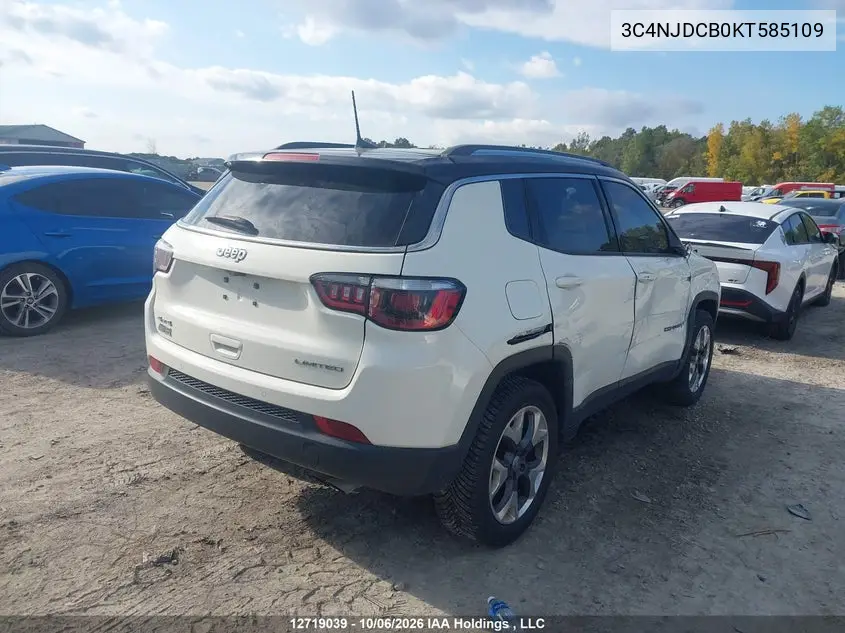 2019 JEEP COMPASS VIN 3C4NJDCB0KT585109 — фото 4