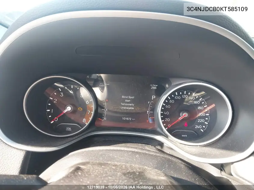 2019 JEEP COMPASS VIN 3C4NJDCB0KT585109 — фото 7