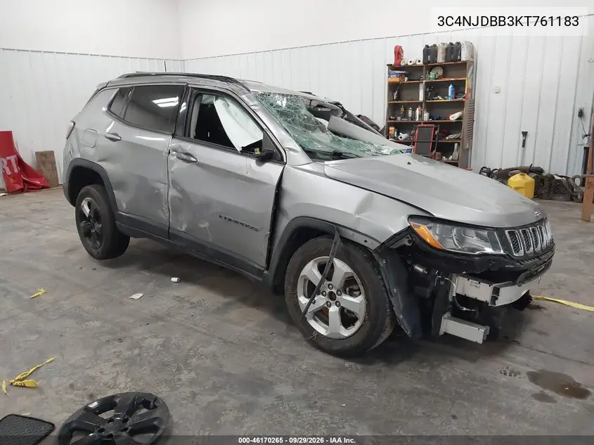 JEEP COMPASS 2019, VIN 3C4NJDBB3KT761183