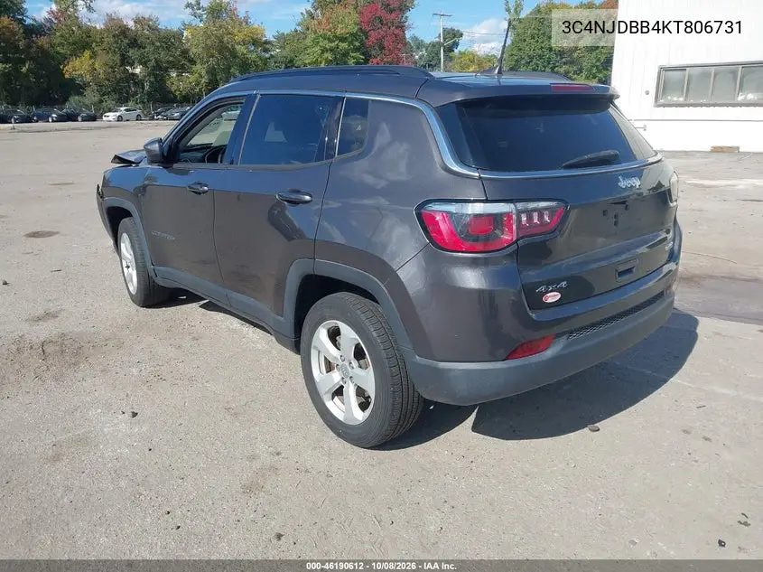 2019 JEEP COMPASS VIN 3C4NJDBB4KT806731 — фото 3