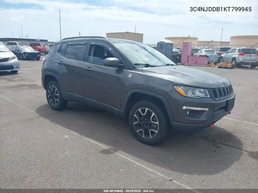 JEEP COMPASS 2019, VIN 3C4NJDDB1KT799945