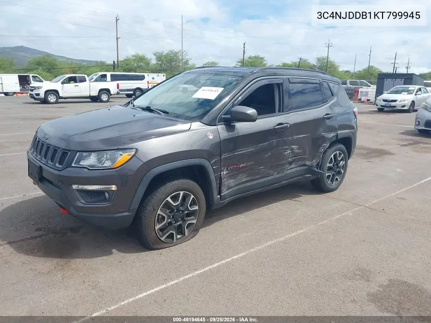 2019 JEEP COMPASS VIN 3C4NJDDB1KT799945 — фото 2