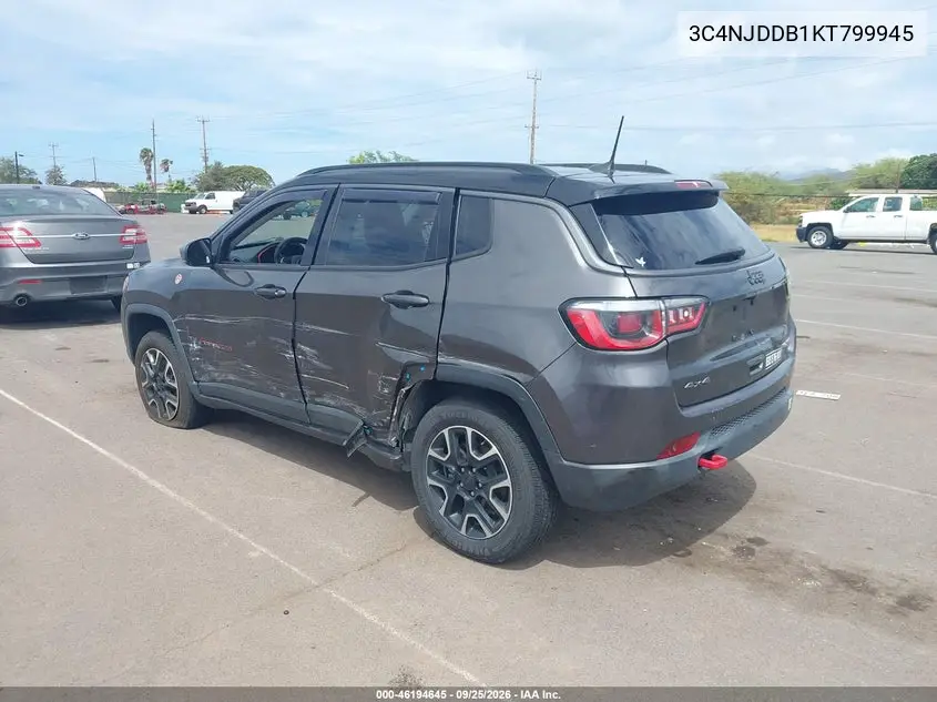 2019 JEEP COMPASS VIN 3C4NJDDB1KT799945 — фото 3