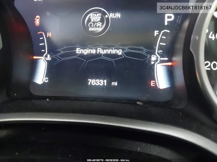 2019 JEEP COMPASS VIN 3C4NJDCB8KT818167 — фото 7