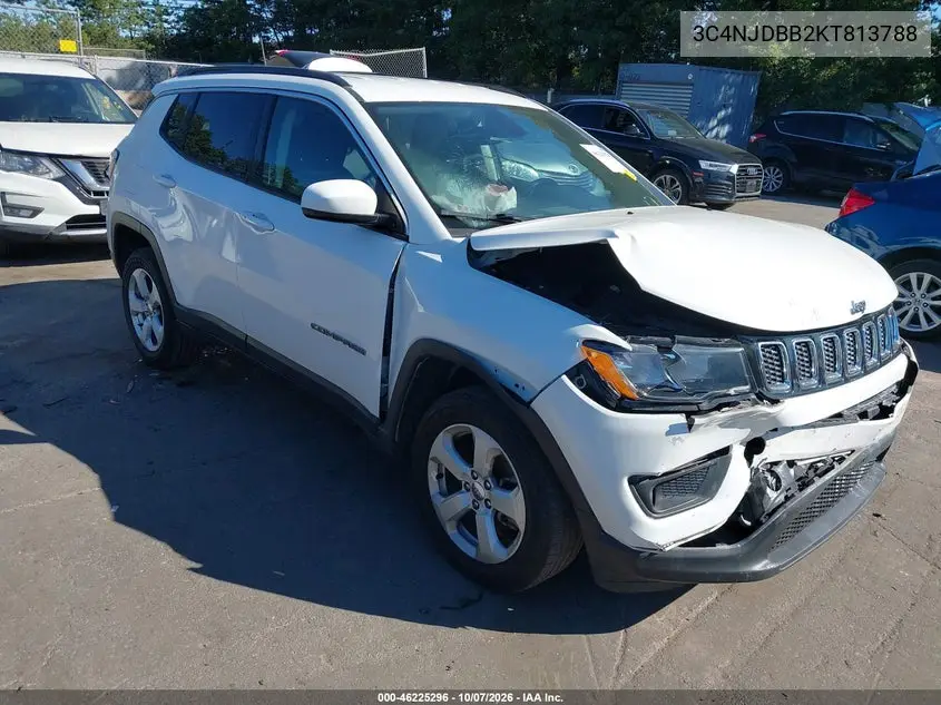 JEEP COMPASS 2019, VIN 3C4NJDBB2KT813788