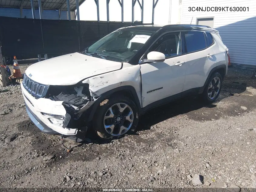 2019 JEEP COMPASS VIN 3C4NJDCB9KT630001 — фото 2