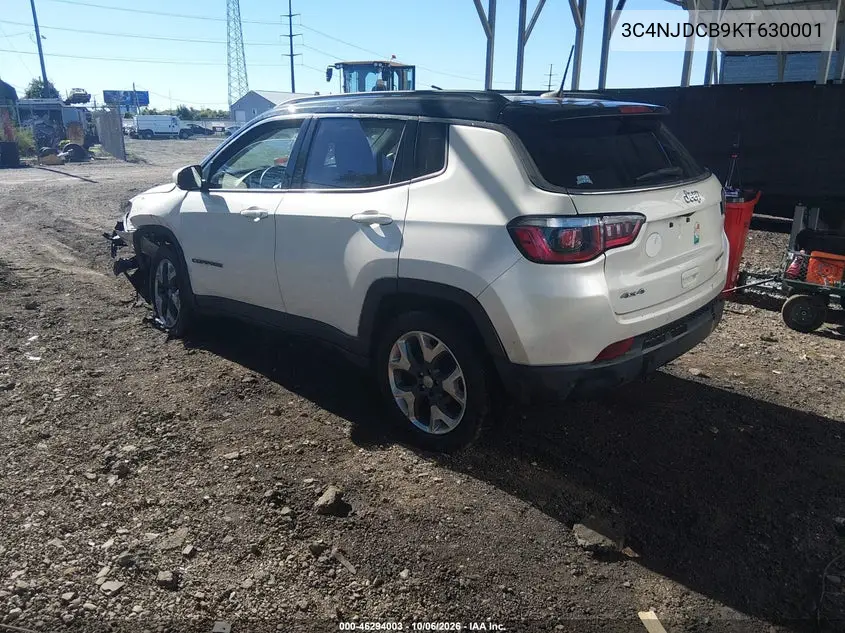 2019 JEEP COMPASS VIN 3C4NJDCB9KT630001 — фото 3