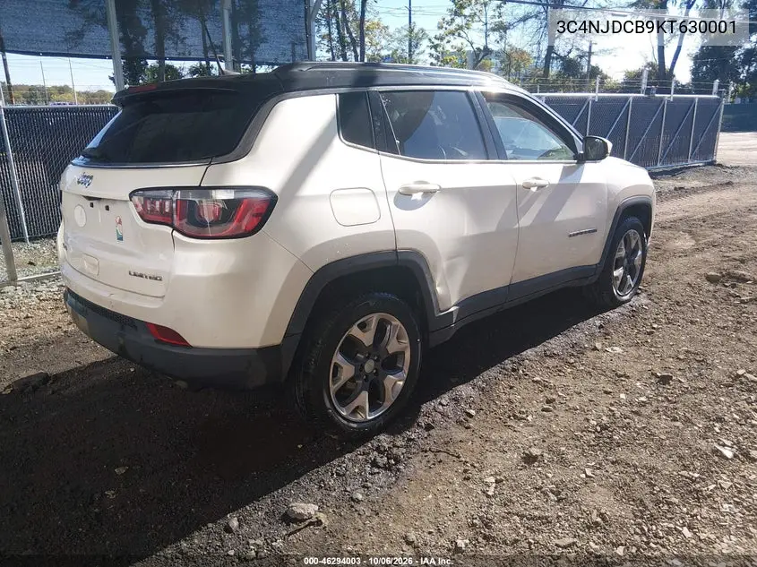 2019 JEEP COMPASS VIN 3C4NJDCB9KT630001 — фото 4