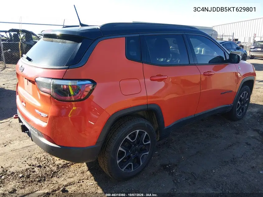 2019 JEEP COMPASS VIN 3C4NJDDB5KT629801 — фото 4