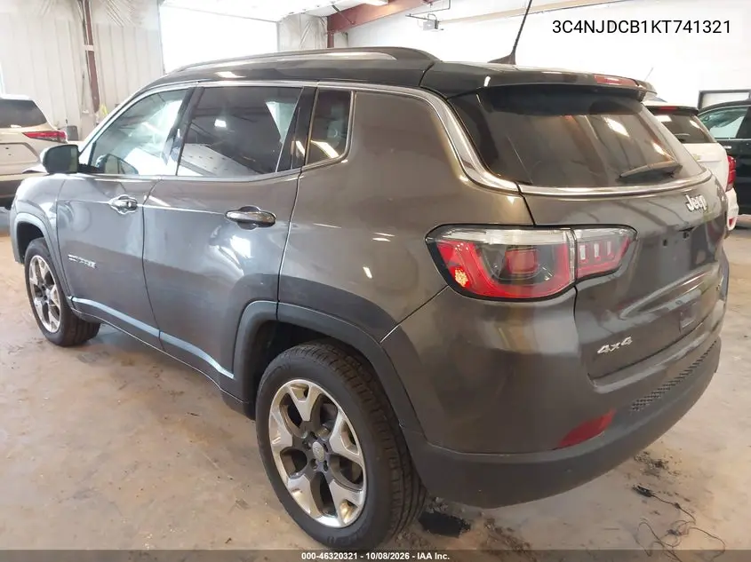 2019 JEEP COMPASS VIN 3C4NJDCB1KT741321 — фото 3