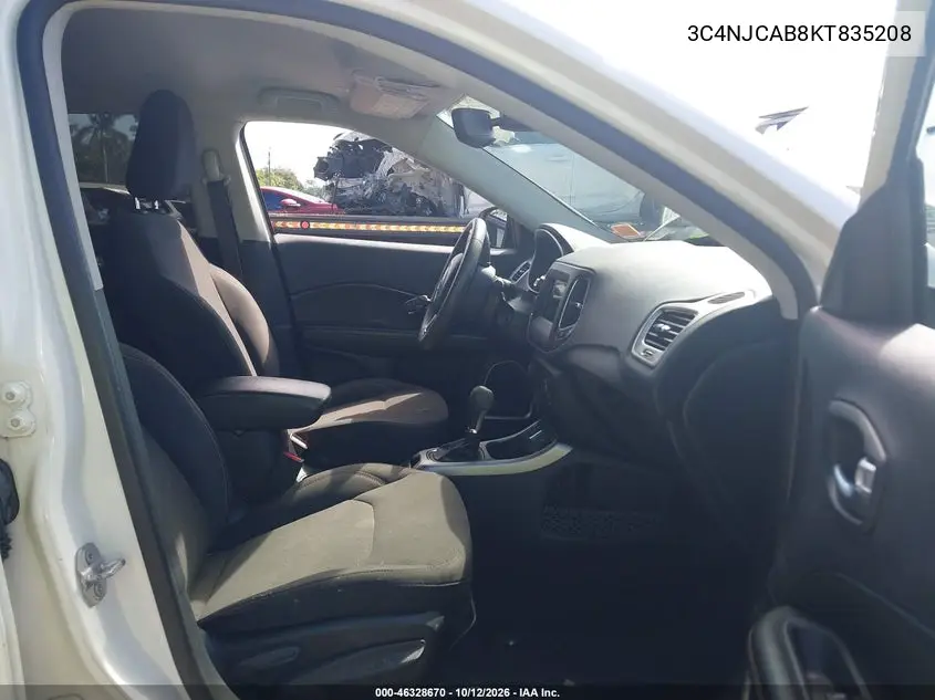 2019 JEEP COMPASS VIN 3C4NJCAB8KT835208 — фото 5