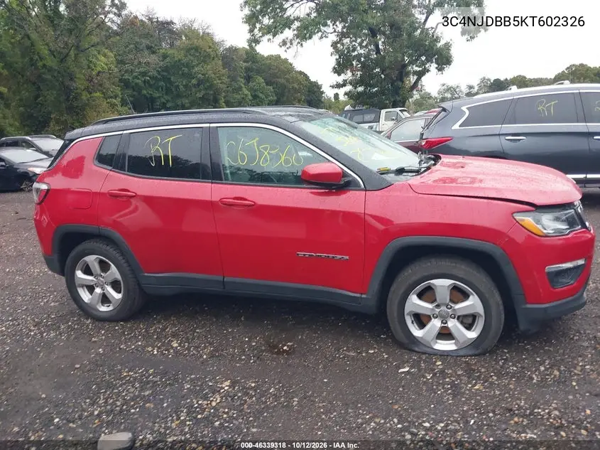 2019 JEEP COMPASS VIN 3C4NJDBB5KT602326 — фото 12