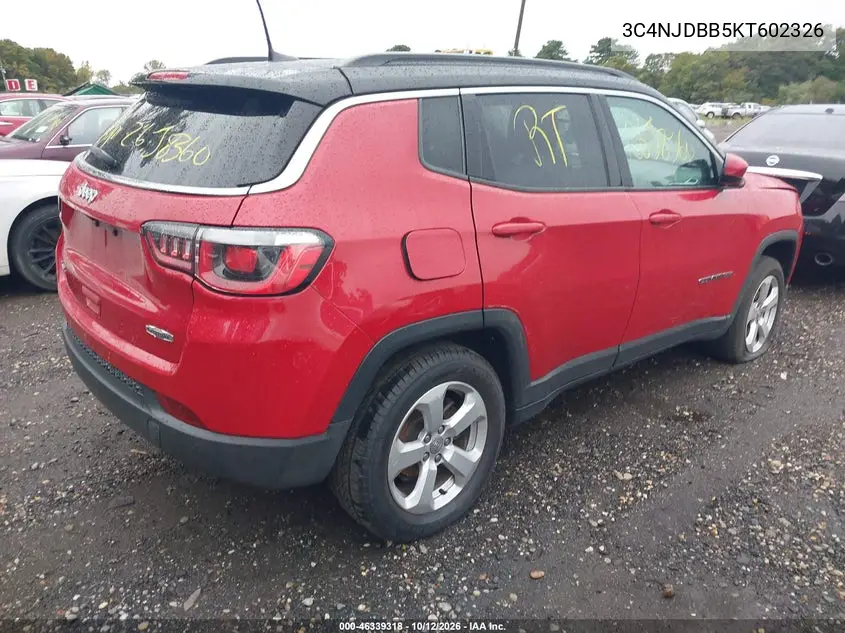 2019 JEEP COMPASS VIN 3C4NJDBB5KT602326 — фото 4