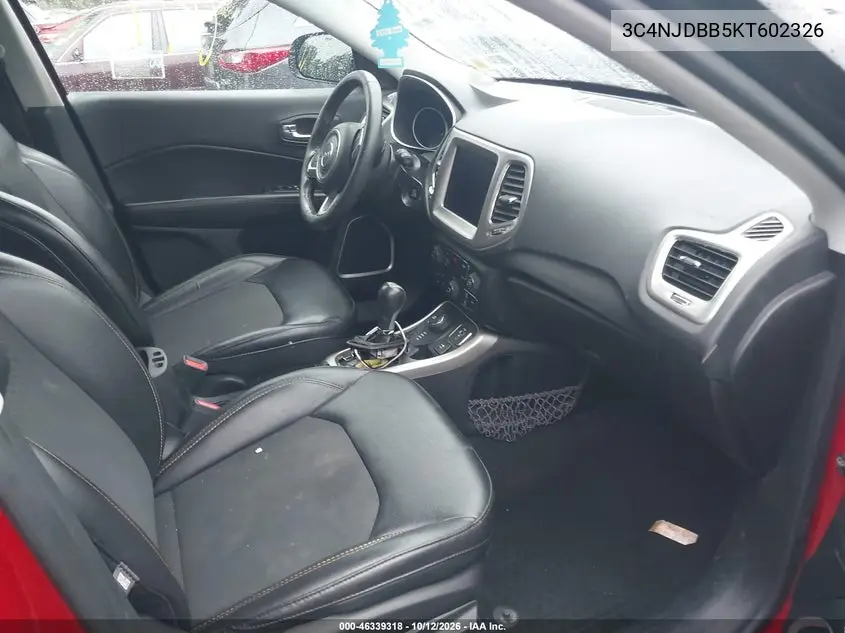 2019 JEEP COMPASS VIN 3C4NJDBB5KT602326 — фото 5