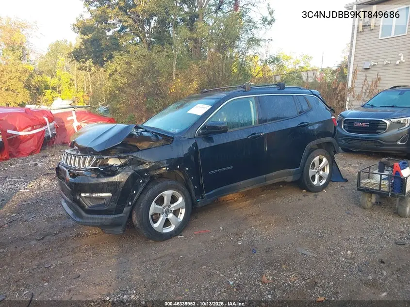 2019 JEEP COMPASS VIN 3C4NJDBB9KT849686 — фото 2