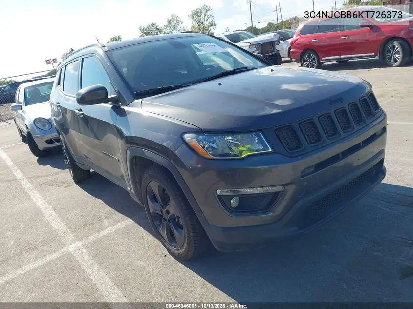 JEEP COMPASS 2019, VIN 3C4NJCBB6KT726373