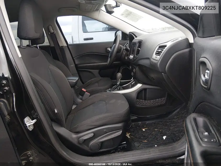 2019 JEEP COMPASS VIN 3C4NJCABXKT809225 — фото 5