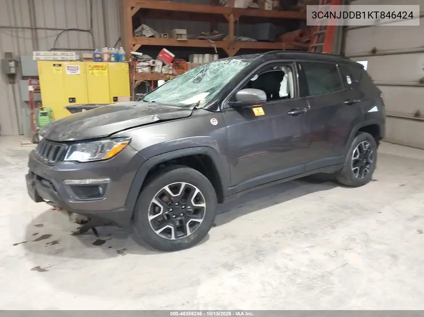 2019 JEEP COMPASS VIN 3C4NJDDB1KT846424 — фото 2