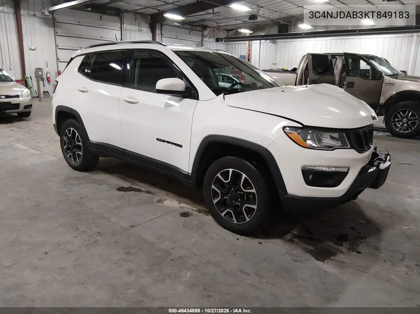 JEEP COMPASS 2019, VIN 3C4NJDAB3KT849183