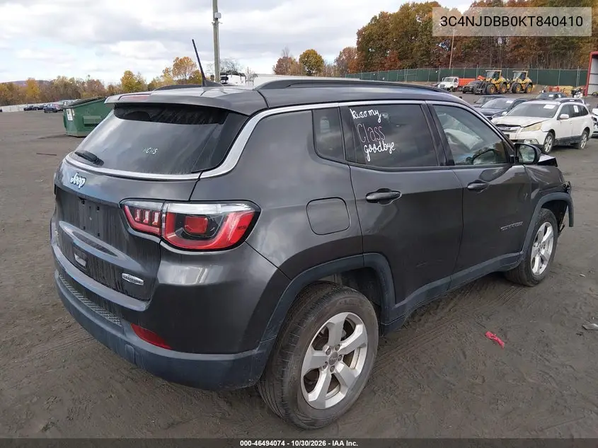 2019 JEEP COMPASS VIN 3C4NJDBB0KT840410 — фото 4