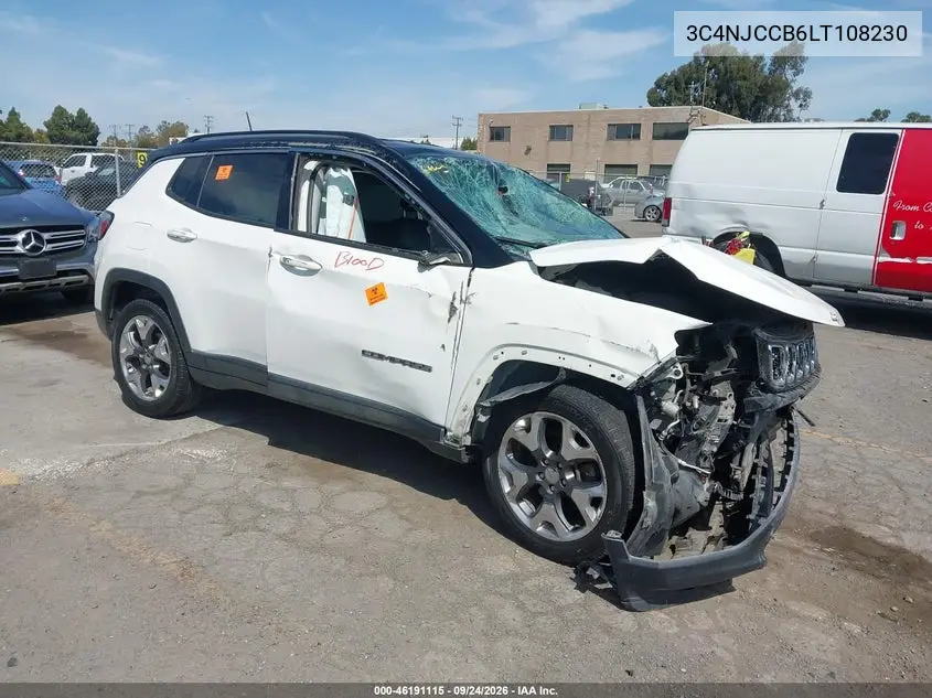 JEEP COMPASS 2020, VIN 3C4NJCCB6LT108230