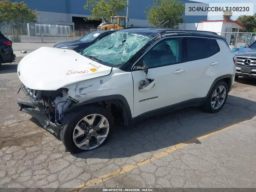 2020 JEEP COMPASS VIN 3C4NJCCB6LT108230 — фото 2