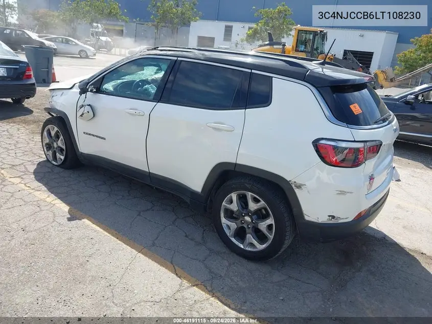 2020 JEEP COMPASS VIN 3C4NJCCB6LT108230 — фото 3