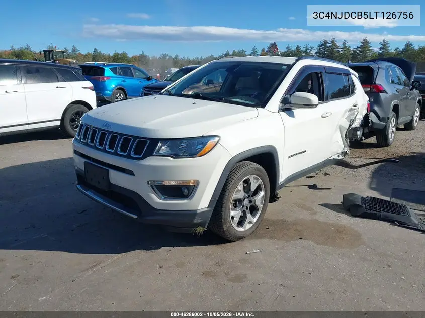 2020 JEEP COMPASS VIN 3C4NJDCB5LT126756 — фото 2