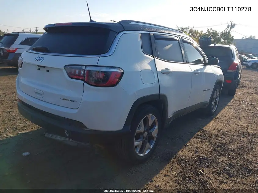 2020 JEEP COMPASS VIN 3C4NJCCB0LT110278 — фото 4