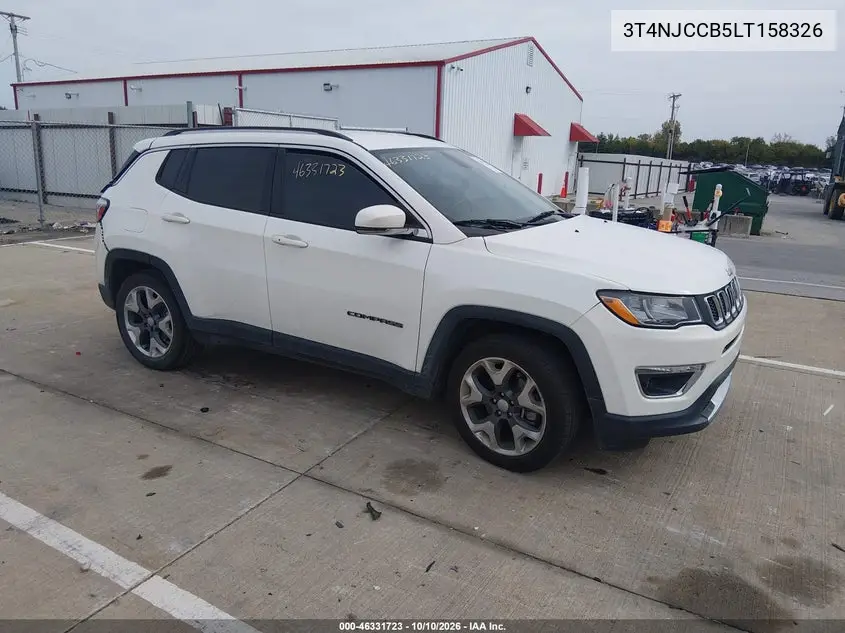 JEEP COMPASS 2020, VIN 3T4NJCCB5LT158326