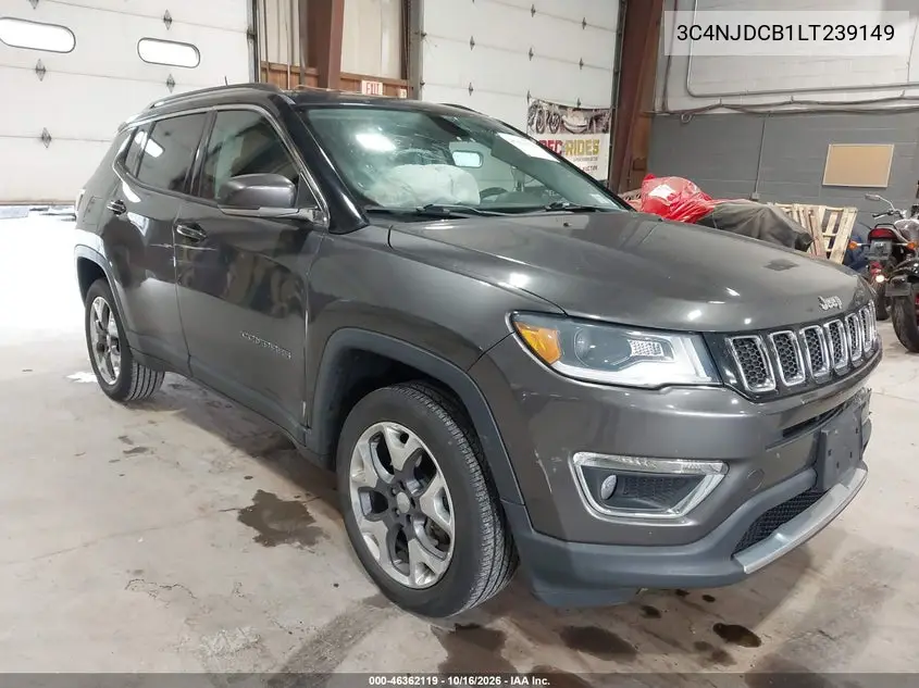 JEEP COMPASS 2020, VIN 3C4NJDCB1LT239149