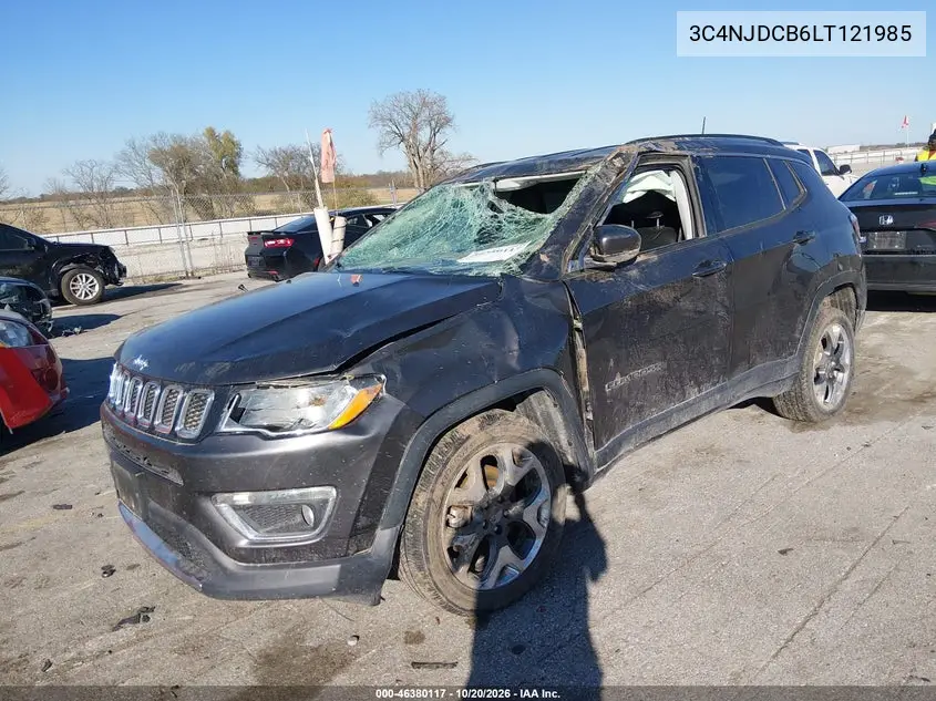 2020 JEEP COMPASS VIN 3C4NJDCB6LT121985 — фото 2