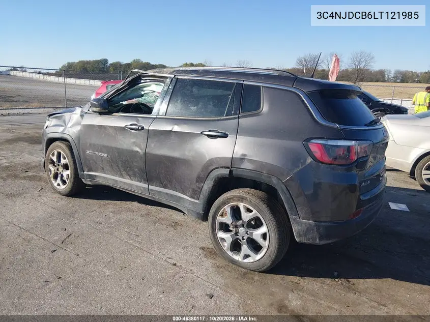 2020 JEEP COMPASS VIN 3C4NJDCB6LT121985 — фото 3