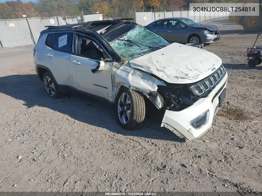 JEEP COMPASS 2020, VIN 3C4NJDCB8LT254814