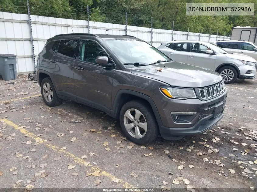 JEEP COMPASS 2021, VIN 3C4NJDBB1MT572986