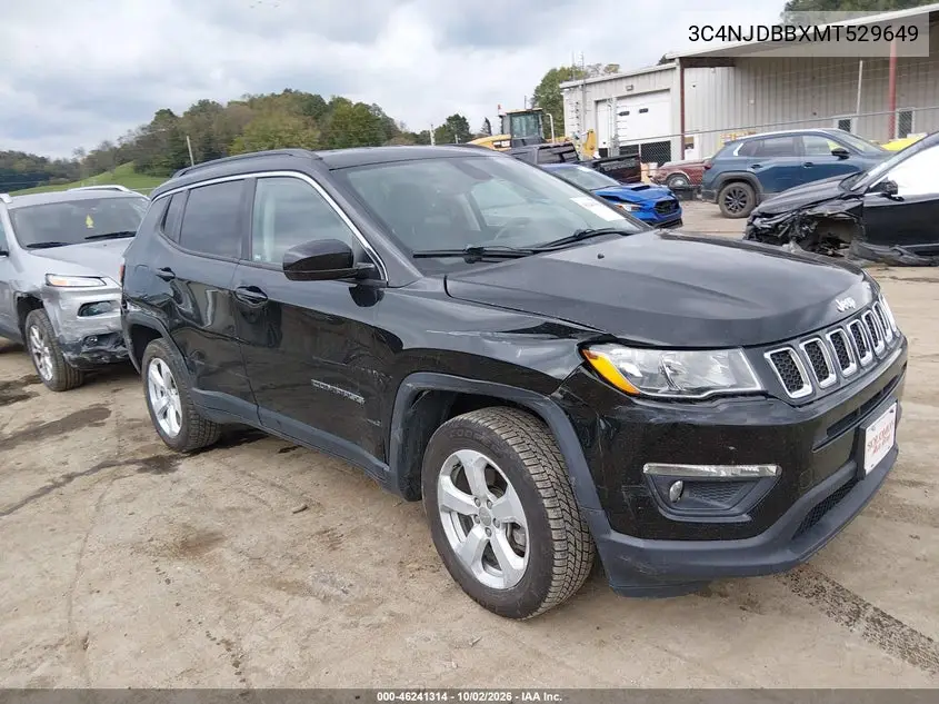 JEEP COMPASS 2021, VIN 3C4NJDBBXMT529649