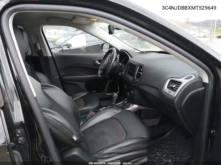 2021 JEEP COMPASS VIN 3C4NJDBBXMT529649 — фото 5