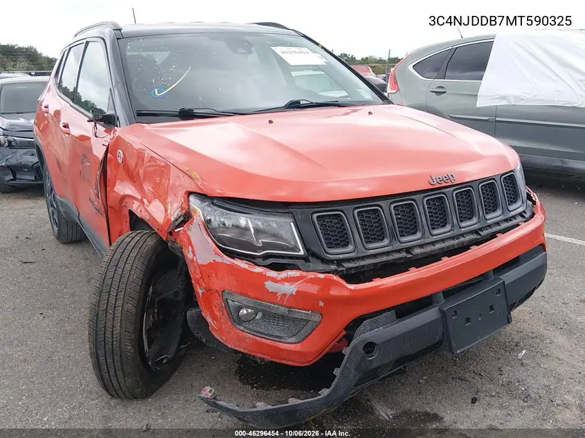 JEEP COMPASS 2021, VIN 3C4NJDDB7MT590325