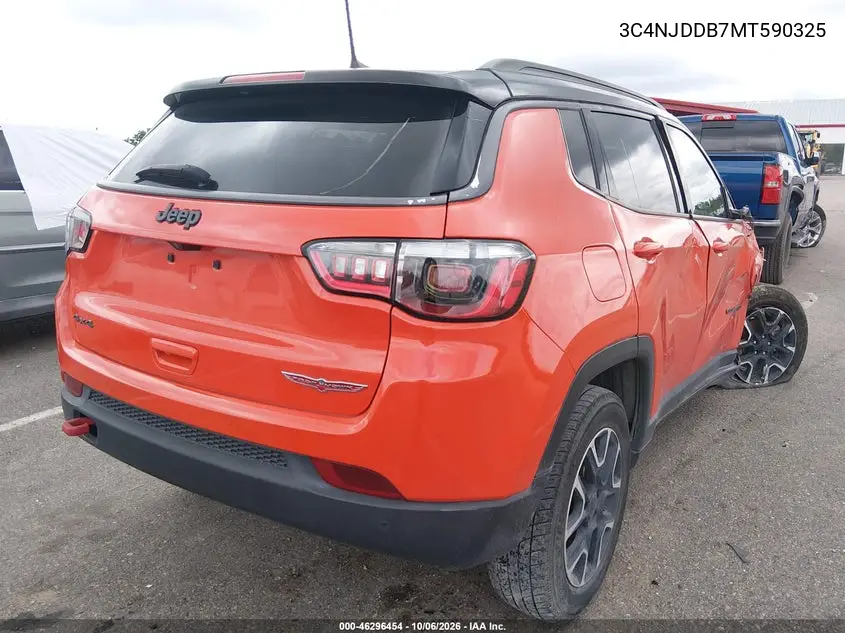 2021 JEEP COMPASS VIN 3C4NJDDB7MT590325 — фото 4