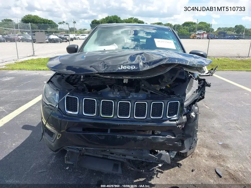 2021 JEEP COMPASS VIN 3C4NJDAB1MT510733 — фото 13