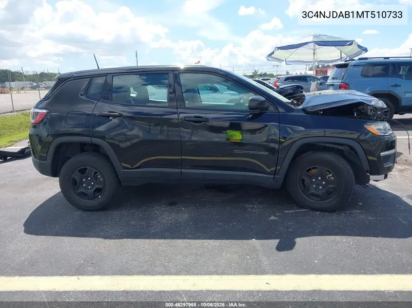 2021 JEEP COMPASS VIN 3C4NJDAB1MT510733 — фото 14