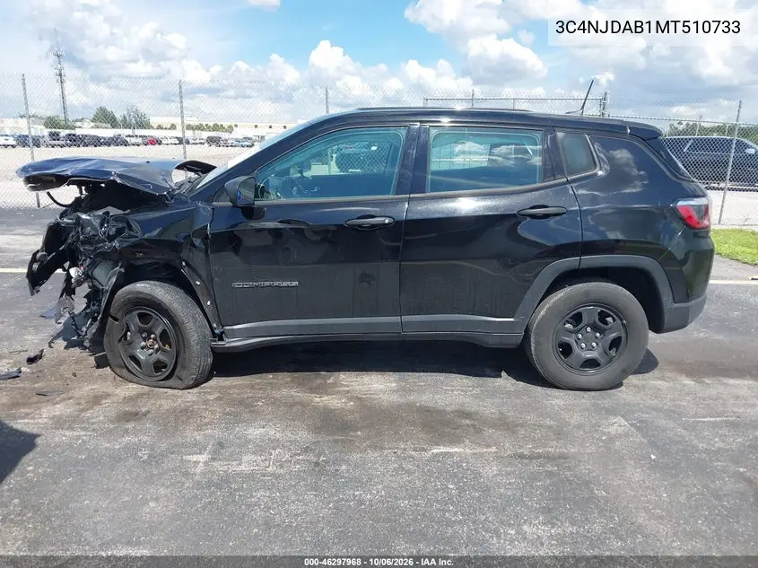 2021 JEEP COMPASS VIN 3C4NJDAB1MT510733 — фото 15