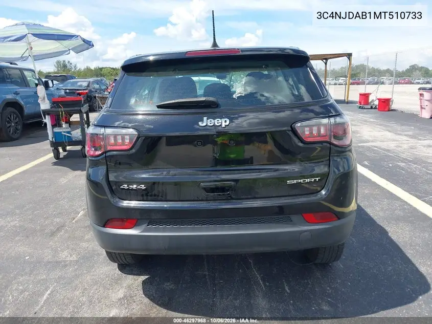 2021 JEEP COMPASS VIN 3C4NJDAB1MT510733 — фото 17