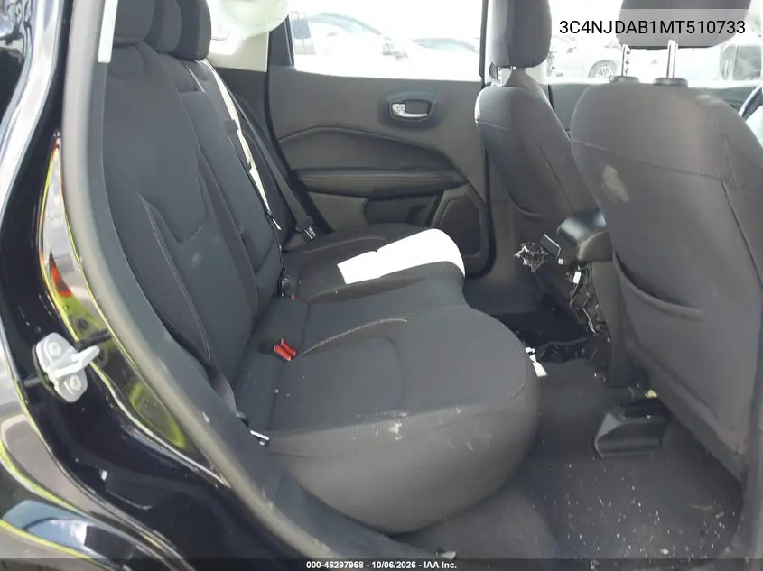 2021 JEEP COMPASS VIN 3C4NJDAB1MT510733 — фото 8