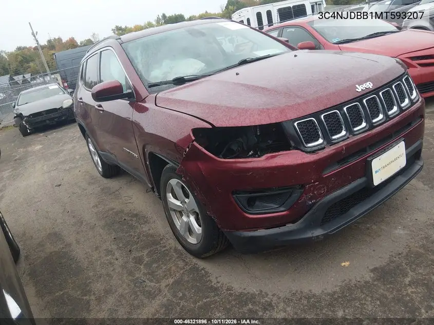 JEEP COMPASS 2021, VIN 3C4NJDBB1MT593207